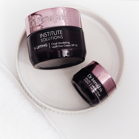 Dr Irena Eris Institute Solutions Y-Lifting creme de dia reafirmante para o contorno facial SPF 20