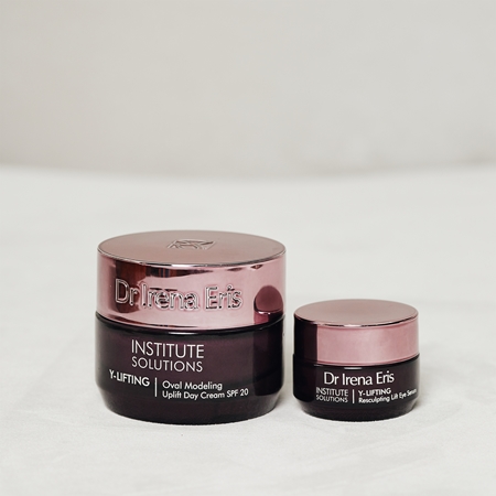 Dr Irena Eris Institute Solutions Y-Lifting creme de dia reafirmante para o contorno facial SPF 20