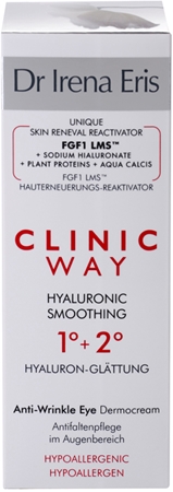 Dr Irena Eris Clinic Way 1°+ 2° λειαντική κρέμα κατά των ρυτίδων στην περιοχή τον ματιών