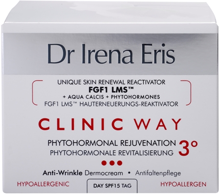 Dr Irena Eris Clinic Way 3° omlazující a rozjasňujíci denní krém SPF 15