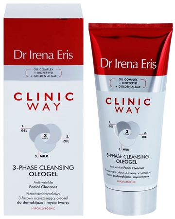 Dr Irena Eris Clinic Way trójfazowy oczyszczający olej-żel przeciwzmarszczkowy