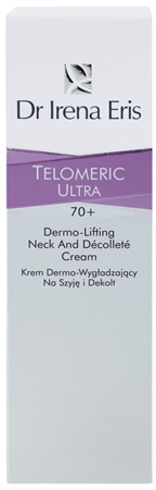 Dr Irena Eris Telomeric Ultra 70+ crema cu efect de lifting pentru gat si decolteu
