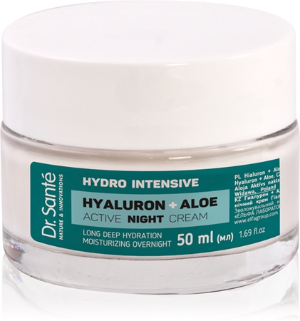 Dr. Santé Hydro Intensive Hyaluron + Aloe noční krém s aloe vera