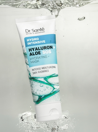 Dr. Santé Hydro Intensive Hyaluron + Aloe masca hidratanta pentru toate tipurile de ten