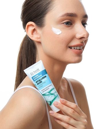 Dr. Santé Hydro Intensive Hyaluron + Aloe masca hidratanta pentru toate tipurile de ten