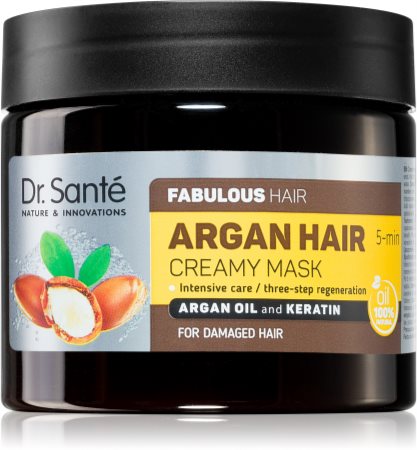 Dr. Santé Argan Krämmask För skadat hår