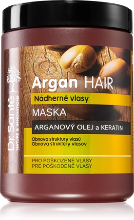 Dr. Santé Argan masque crème pour cheveux abîmés