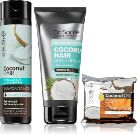 Dr. Santé Coconut conditionnement avantageux (pour cheveux secs)