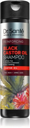Dr. Santé Black Castor Oil δυναμωτικό σαμπουάν για απαλό καθαρισμό