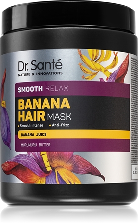 Dr. Santé Banana máscara hidratante e de suavização para cabelo seco