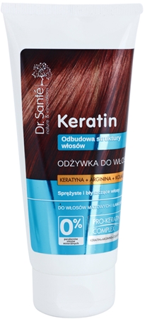 Dr. Santé Keratin après-shampoing régénérant pour cheveux fragiles sans éclat