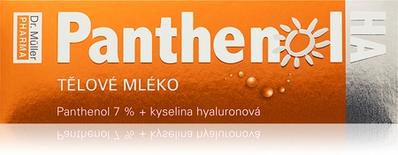 Dr. Müller Panthenol HA body lotion 7% loção calmante after sun com ácido hialurónico