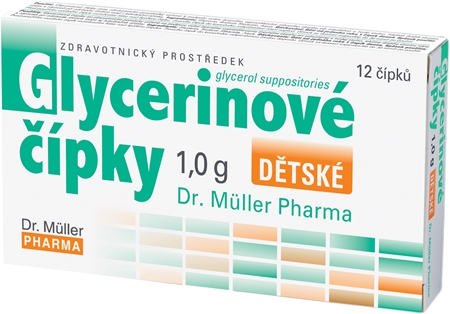Dr. Müller Glycerínové čapíky detské 1,0 g čapíky