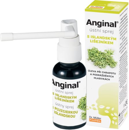 Dr. Müller Anginal® spray buccal conçu pour apaiser la muqueuse buccale