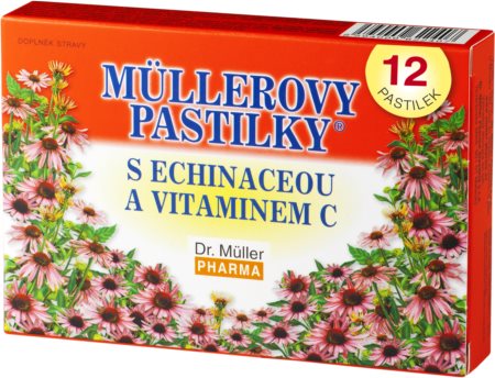 Dr. Müller Dr. Müller pastylki® with Echinacea and vitamin C pastylki dla zdrowia układu oddechowego