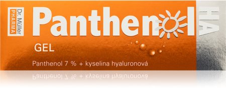 Dr. Müller Panthenol HA gel 7% kojący żel po opalaniu z kwasem hialuronowym