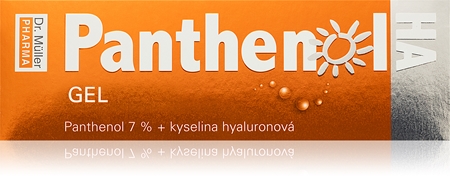 Dr. Müller Panthenol HA gel 7% успокояващ гел след слънчеви бани с хиалуронова киселина