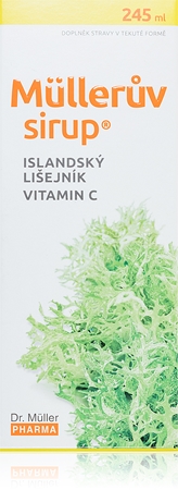 Dr. Müller Müllerův sirup® s islandským lišejníkem a vitaminem C sirup pro podporu imunity, snížení míry únavy a vyčerpání
