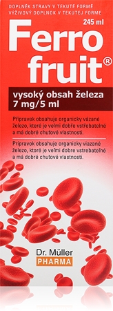 Dr. Müller Ferrofruit perorálny roztok s obsahom železa