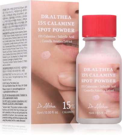 Dr. Althea 15% Calamine Spot Powder Acne Local Treatment with soothing effect
