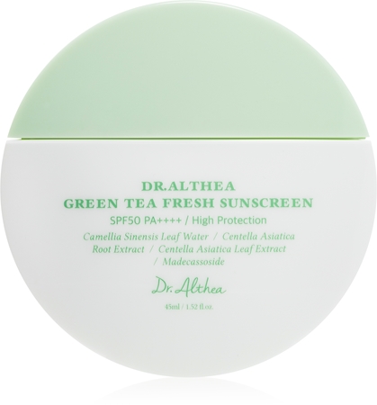 Dr. Althea Green Tea Fresh Sunscreen Face Sun Cream with soothing effect