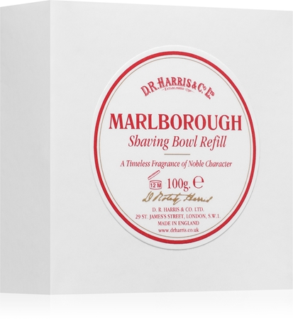 D.R. Harris Shawing Bowl Refill savon de rasage Recharge