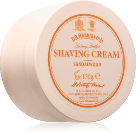 D.R. Harris Shaving Cream Sandalwood skutimosi kremas