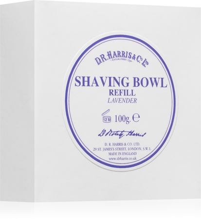 D.R. Harris Shawing Bowl Refill savon de rasage Recharge