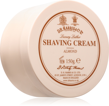 D.R. Harris Shaving Cream Almond skutimosi kremas