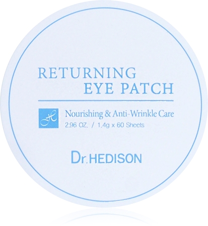 Dr. HEDISON Nourishing & Anti-Wrinkle Care máscara hidrogel ao redor dos olhos anti-olheiras