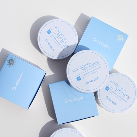 Dr. HEDISON Nourishing & Anti-Wrinkle Care máscara hidrogel ao redor dos olhos anti-olheiras