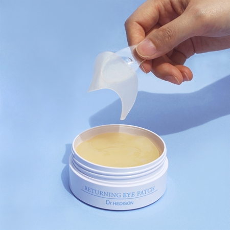 Dr. HEDISON Nourishing & Anti-Wrinkle Care máscara hidrogel ao redor dos olhos anti-olheiras