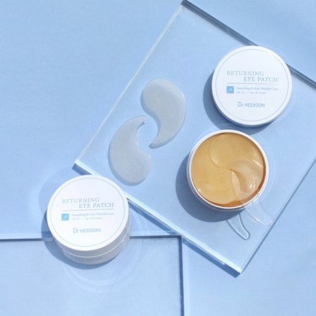 Dr. HEDISON Nourishing & Anti-Wrinkle Care máscara hidrogel ao redor dos olhos anti-olheiras