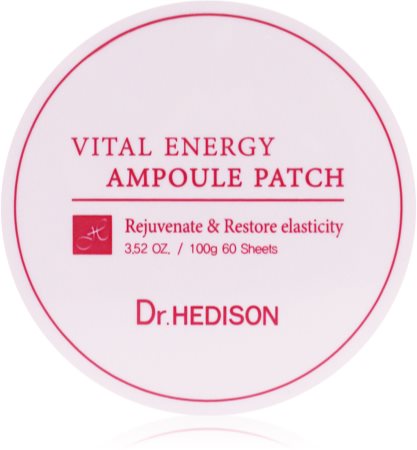 Dr. HEDISON Rejuvenate & Restore Elasticity Hidrogēla acu maska ar pretnovecošanās efektu