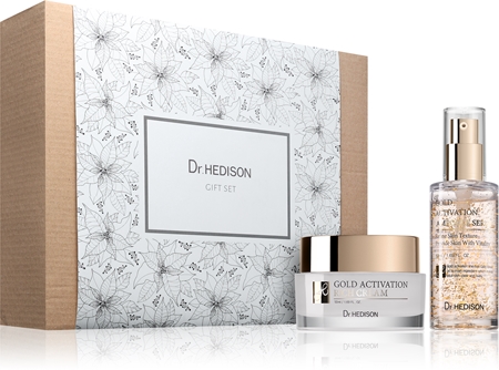 Dr. HEDISON Gold Activation Set darčeková sada proti starnutiu