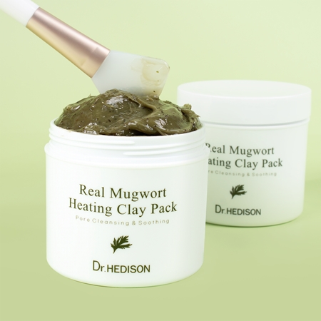 Dr. HEDISON Real Mugwort čisticí pleťová maska s jílem
