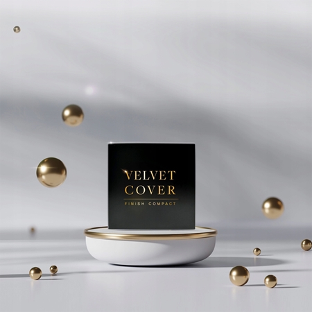 Dr. HEDISON Velvet Cover Finish Compact podkład w kompakcie dla idealnego krycia
