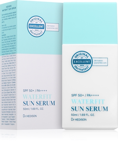 Dr. HEDISON Waterfit Sun Serum serum nawilżające SPF 50+