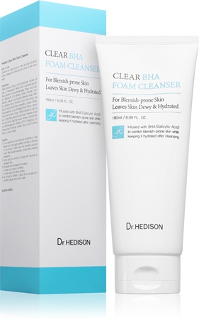 Dr. HEDISON Clear BHA Foam Cleanser pianka dogłębnie oczyszczająca z efektem rozświetlającym