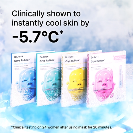 Dr. Jart+ Cryo Rubber™ Soothing Mask masque hydrogel intense avec effets apaisants