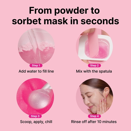 Dr. Jart+ Cryo Sorbet Icy Facial Mask Hydrating Mask with cooling effect