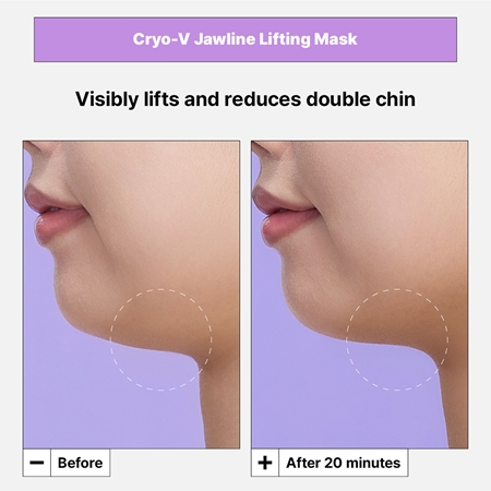 Dr. Jart+ Cryo V-Sculpt Jawline Lifting Mask Løftende maske
