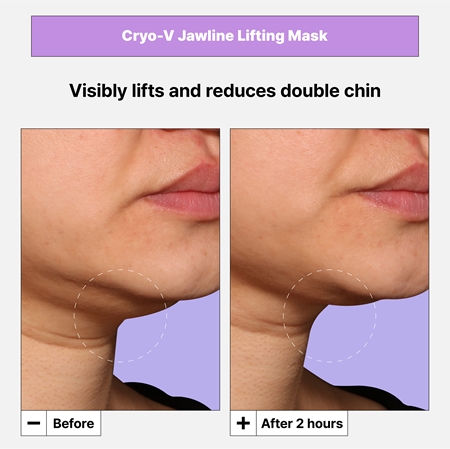 Dr. Jart+ Cryo V-Sculpt Jawline Lifting Mask Løftende maske