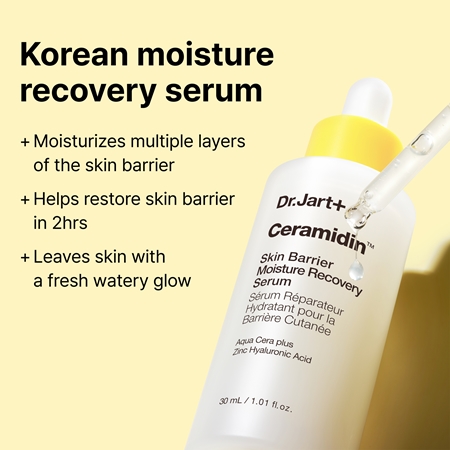 Dr. Jart+ Ceramidin™ Skin Barrier Moisturize Recovery Serum Sejas serums ādas aizsargbarjeras atjaunošanai