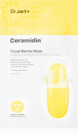 Dr. Jart+ Ceramidin™ Facial Barrier Mask masque hydratant en tissu pour peaux sèches et irritées