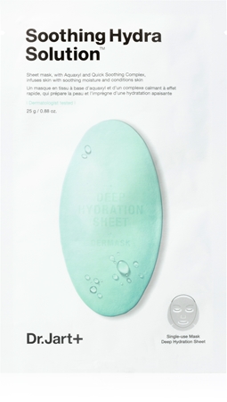 Dr. Jart+ Dermask™ Soothing Hydra Solution™ Máscara em folha com efeito hidratante