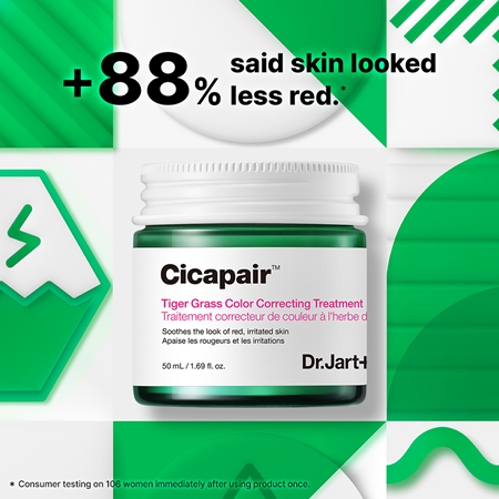 Dr. Jart+ Cicapair™ Tiger Grass Color Correcting Treatment intenzivní krém redukující začervenání pleti