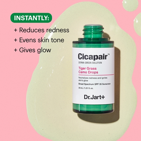 Dr. Jart+ Cicapair™ Tiger Grass Camo Drops SPF 35 fluide teinté léger