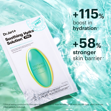 Dr. Jart+ Soothing Hydra Solution™ Intensive Soothing Mask Masque Visage Régénérant et Hydratant