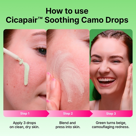 Dr. Jart+ Cicapair™ Soothing Camo Drops fluide teinté léger SPF 20